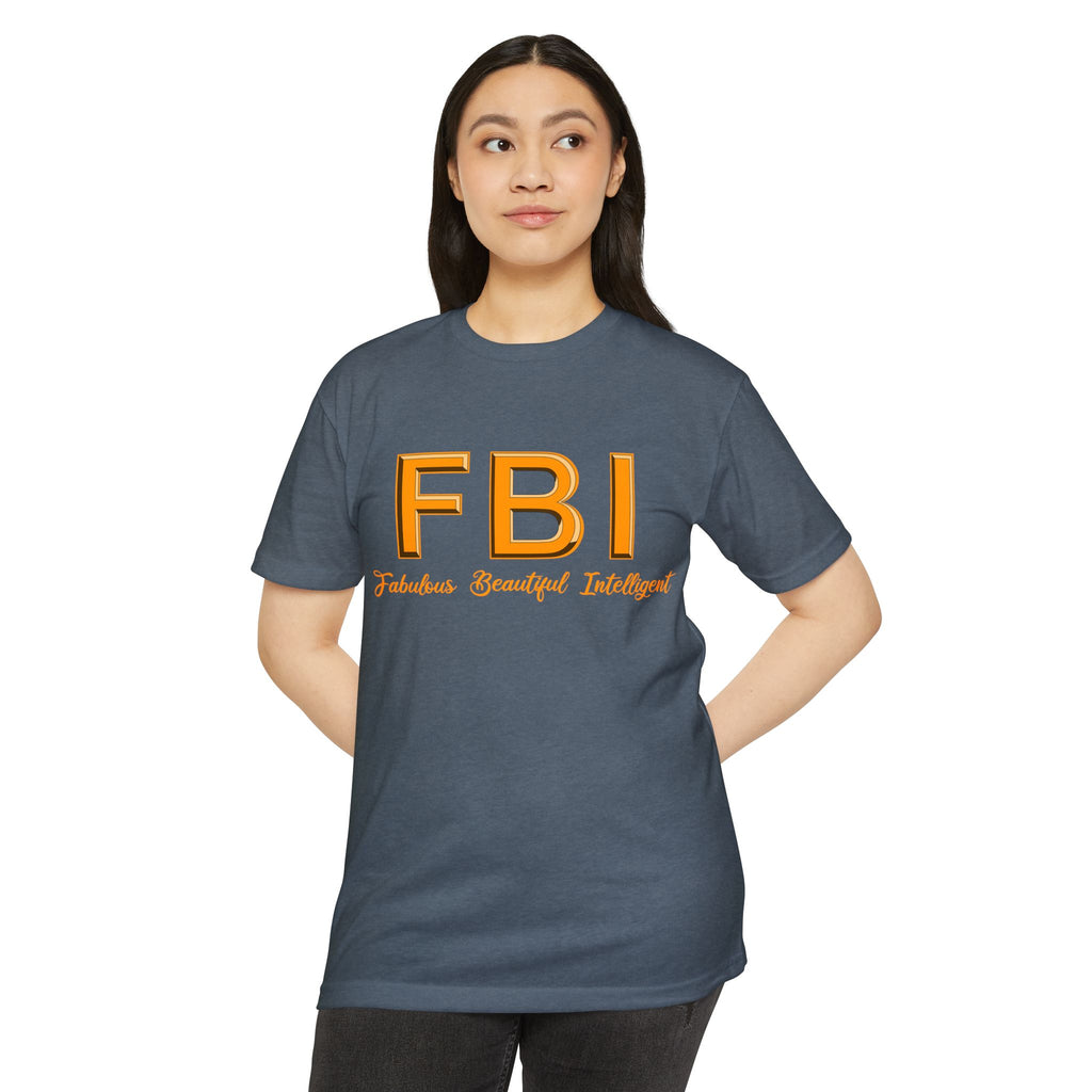 FBI: Fabulous Beautiful Intelligent T‑Shirt Yellow